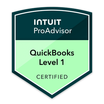 2026 QBO Certification Level 1 Badge QuickBooks